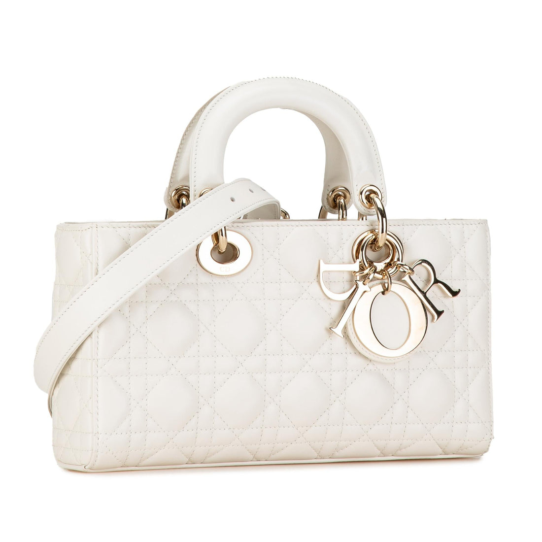 Dior Medium Lambskin Cannage Lady D-Joy (SHG-D8Hl7Z)