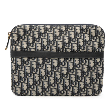 Dior Oblique Canvas Clutch