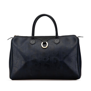 Dior Oblique Coated Canvas Boston Bag (SHG-yKYS8X)