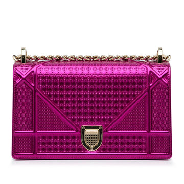Dior Patent Microcannage Diorama Crossbody Bag (SHG-D2JEVN)