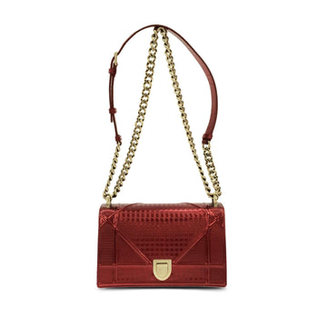 Dior Patent Microcannage Diorama Crossbody Bag (SHG-nk7GZA)