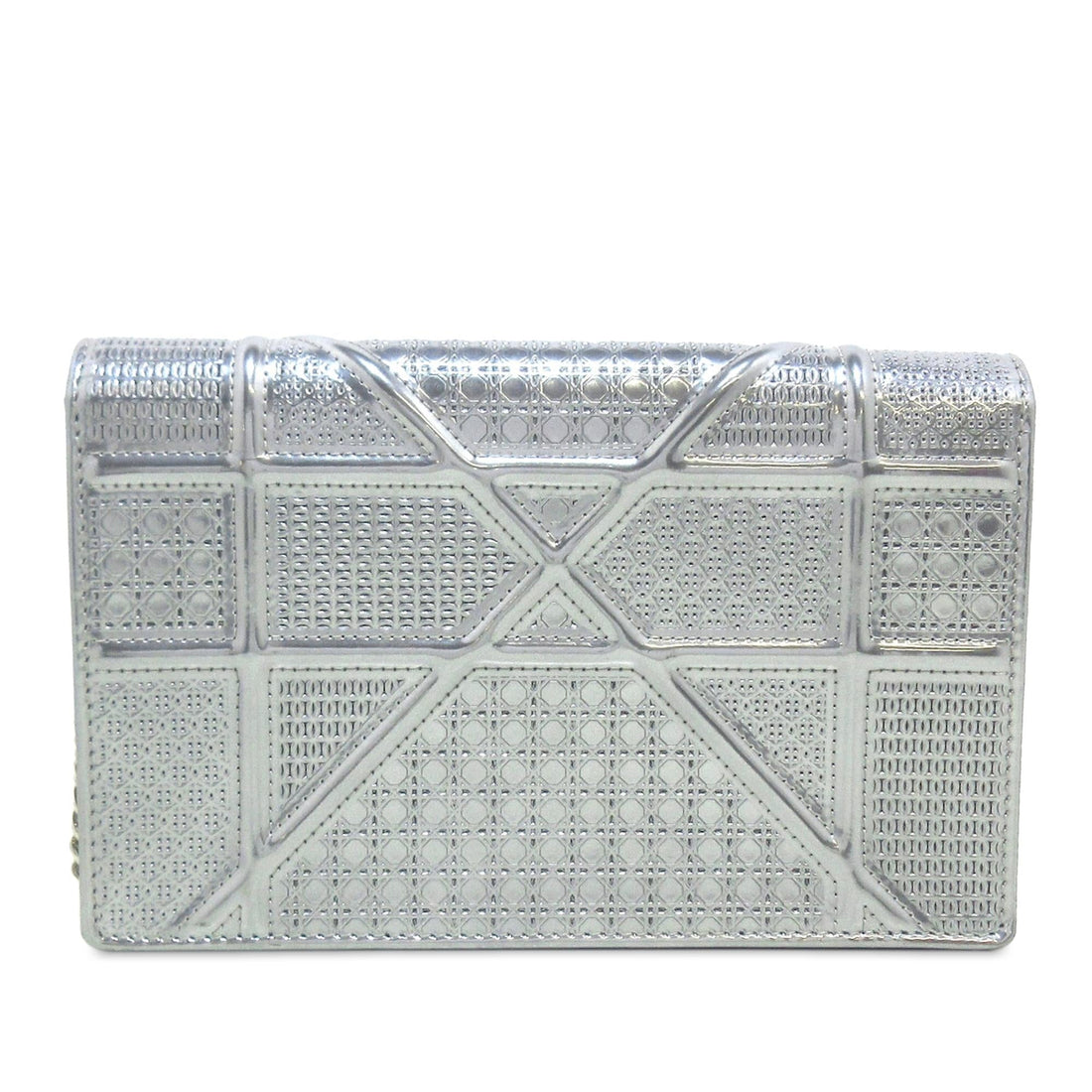 Dior Patent Microcannage Diorama Wallet on Chain (SHG-Lyb37J)