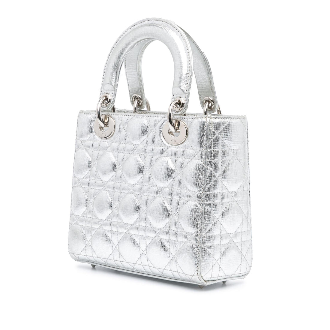 Dior Small Metallic Grained Calfskin Cannage My ABCDior Lady Dior