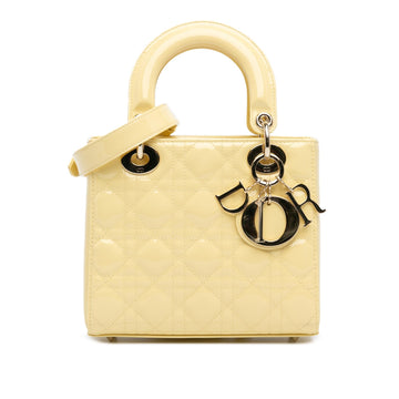 Dior Small Patent Cannage Lady Dior