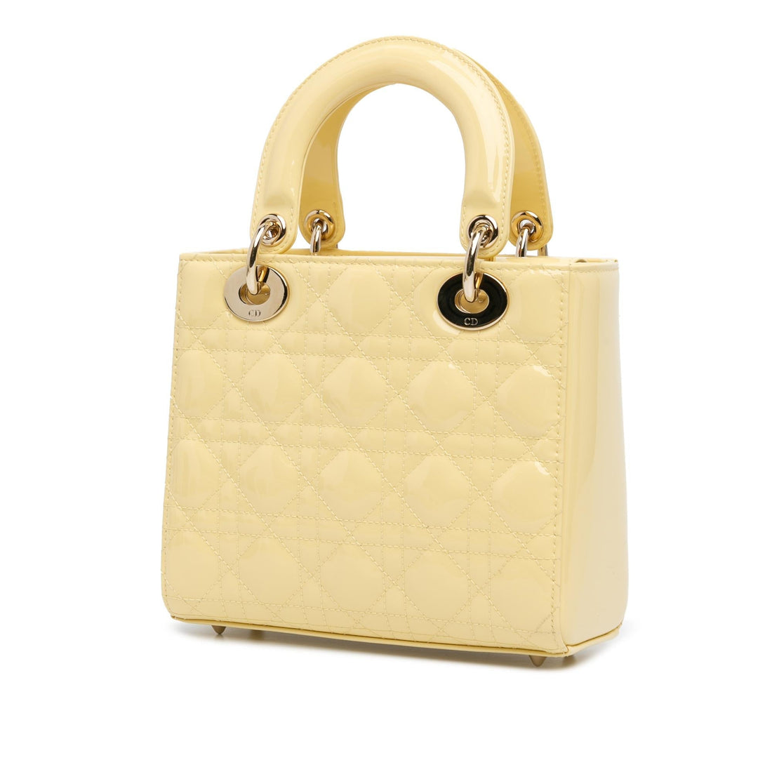 Dior Small Patent Cannage Lady Dior