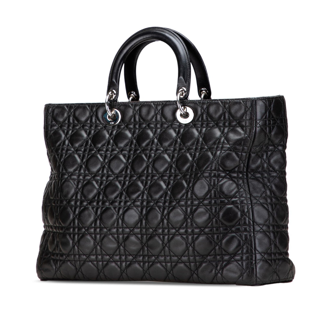 Dior XL Lambskin Cannage Lady Dior