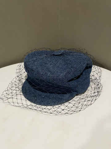 Dior Arty Veil Denim Cap Denim Size 57