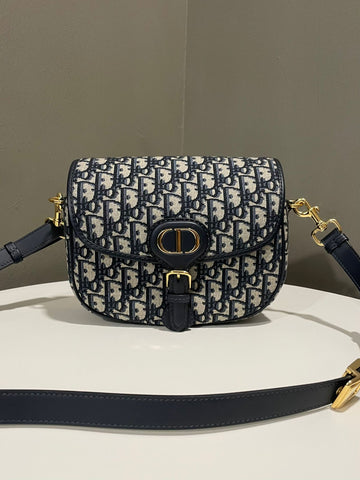 Dior Bobby Medium Blue Oblique