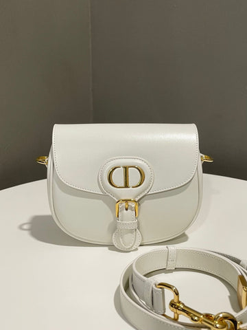 Dior Bobby Small Ivory White Box Calfskin
