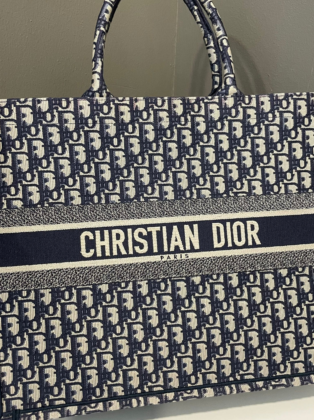 Dior Book Tote Blue Oblique
