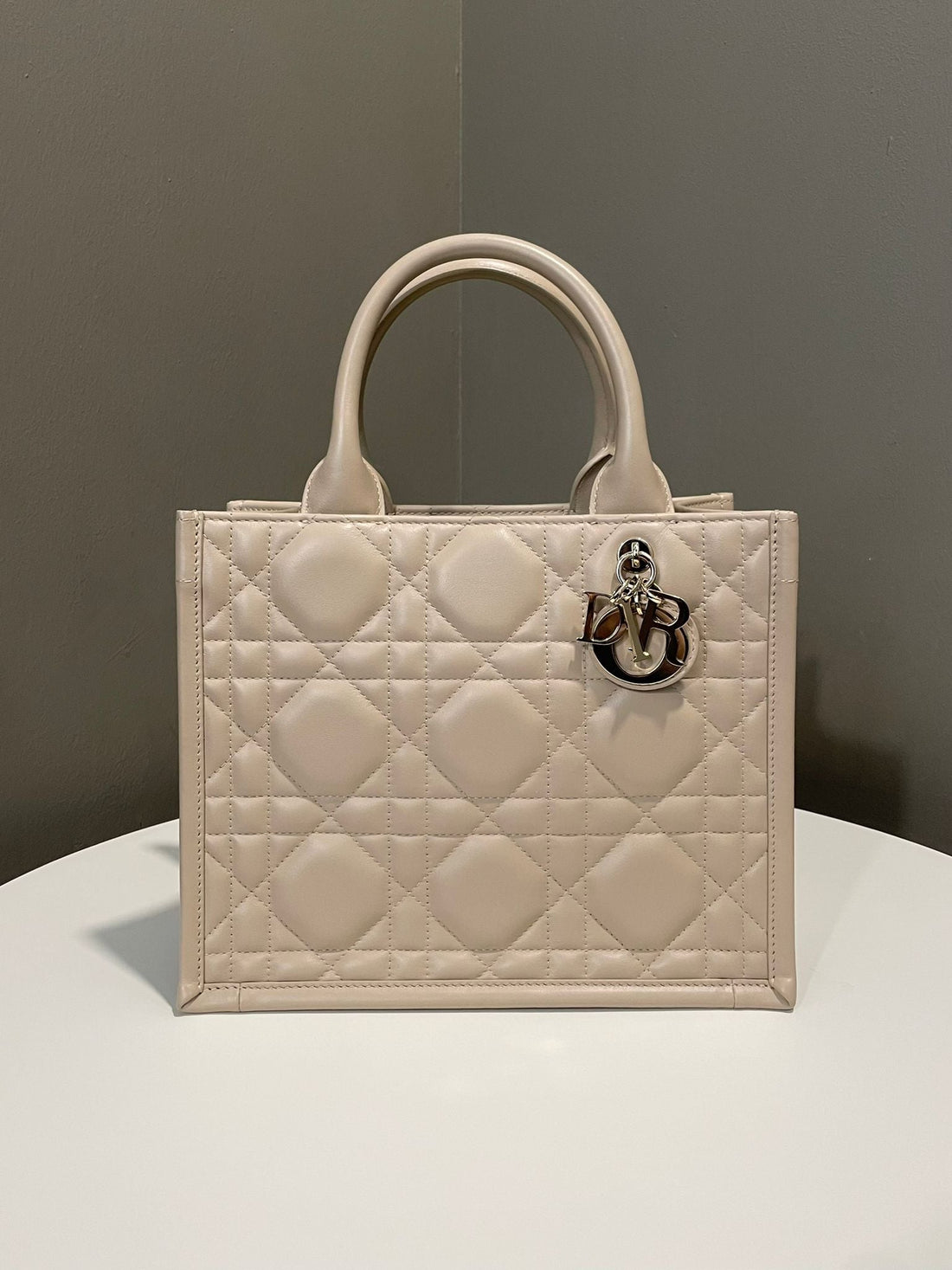 Dior Book Tote Powder Beige