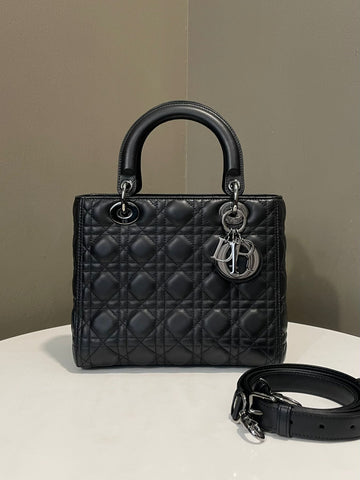 Dior Classic Lady Dior Black Lambskin