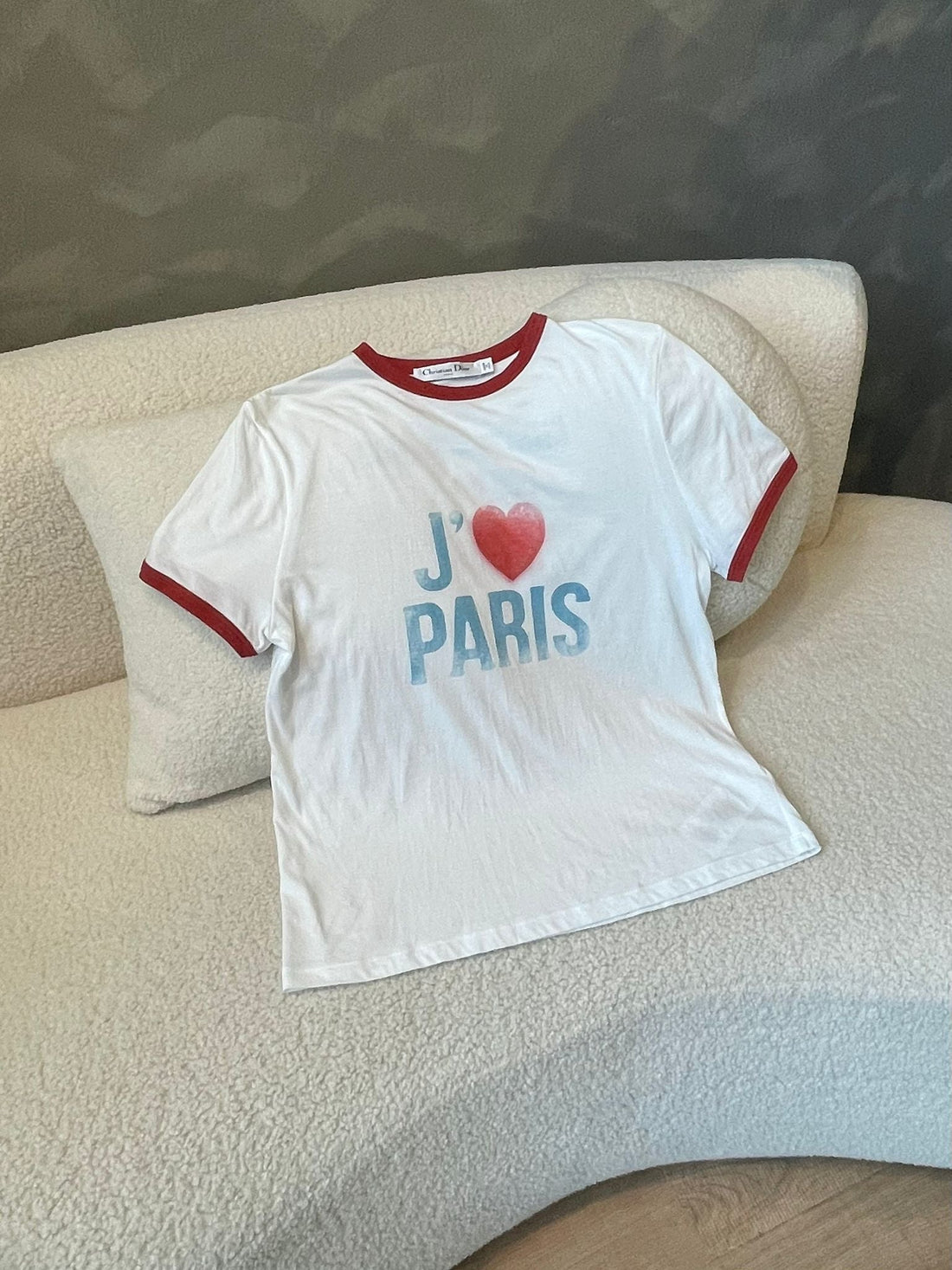 Dior I love Paris T-Shirt White / Red