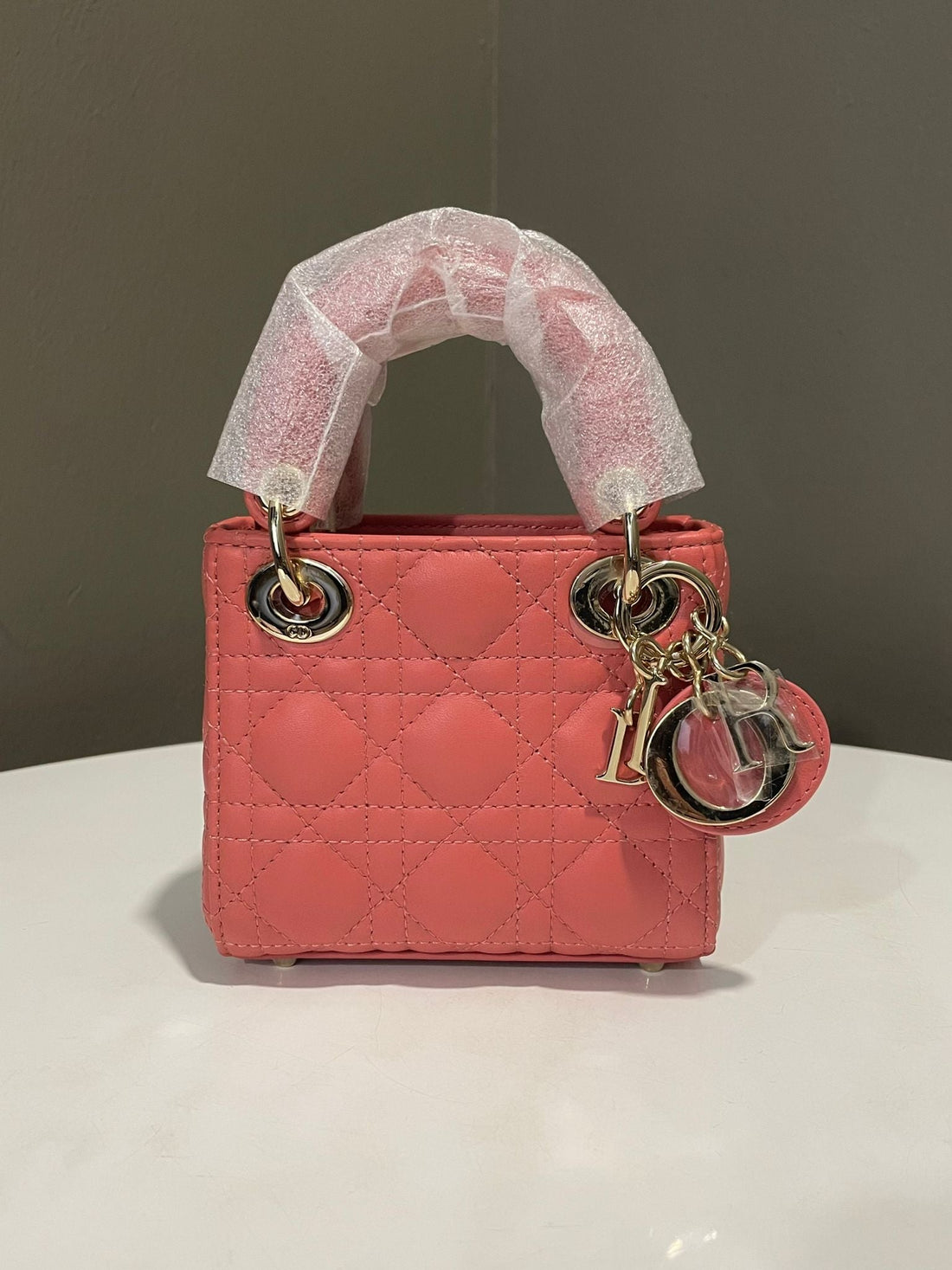 Dior Lady Dior Micro Bag  Pink Lambskin