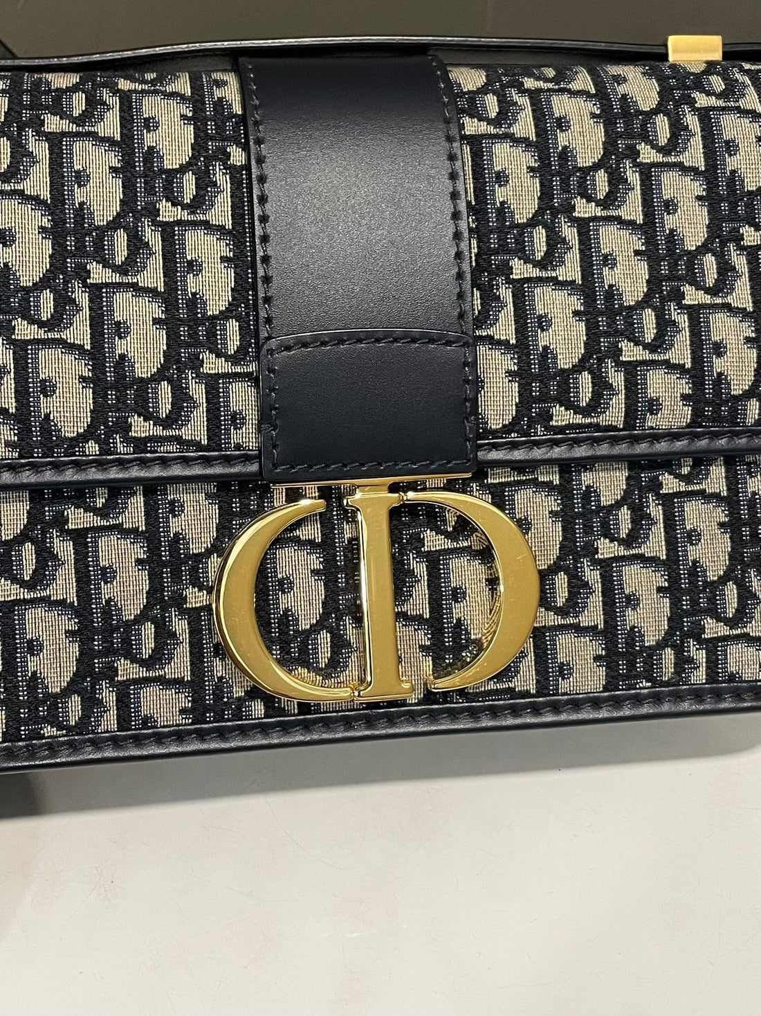 Dior Montaigne 30 Blue Oblique
