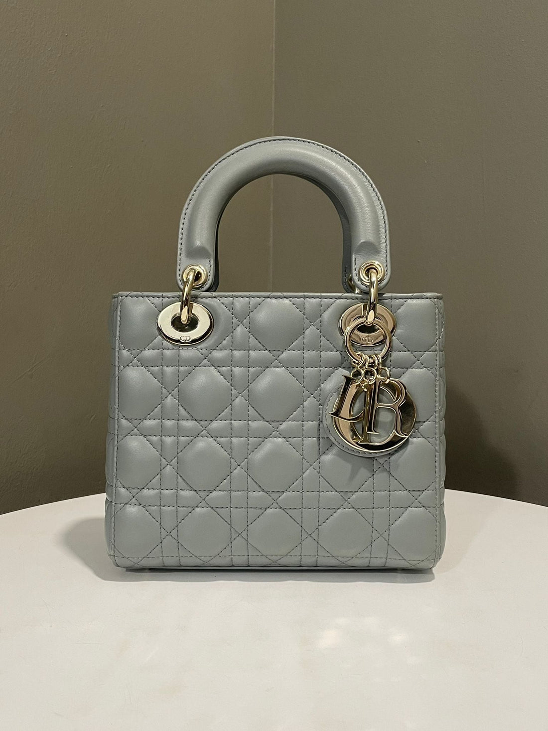 Dior My Lady ABC Dior Grey Lambskin