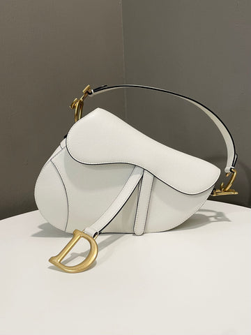 Dior Saddle Bag Latte Grained Calfskin