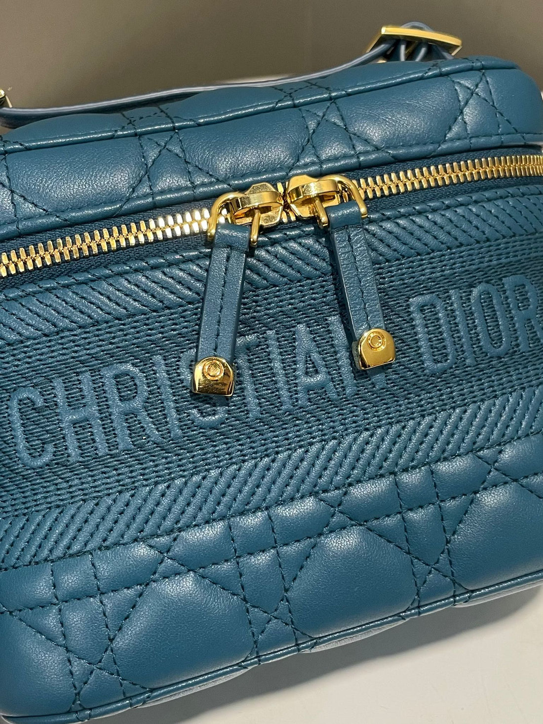 Dior Travel Vanity Case Deep Ocean