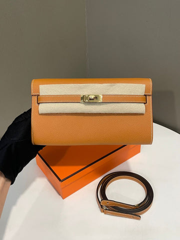 Hermes Kelly To Go  Toffee Epsom