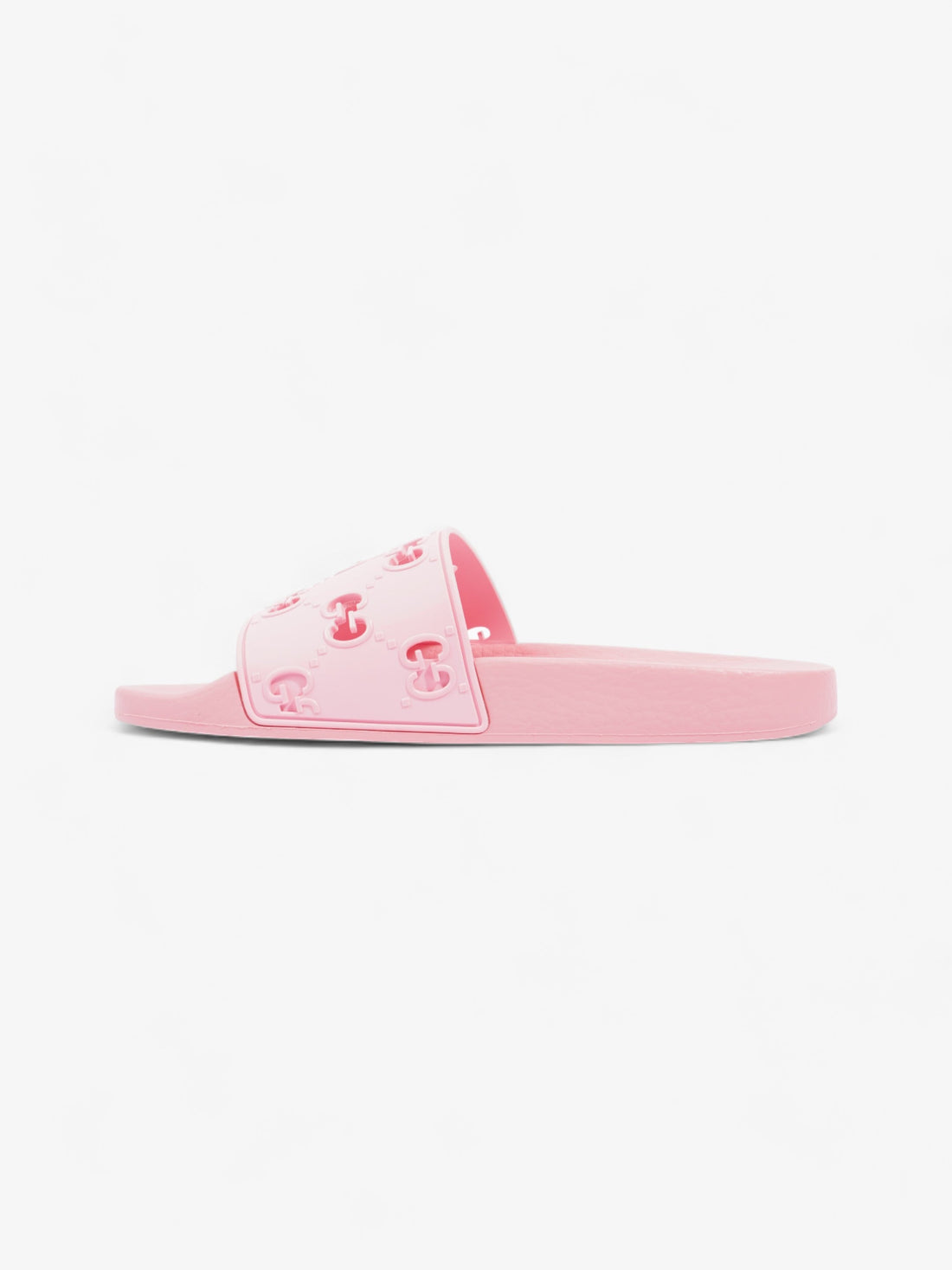 Gucci GG Slides Pink Rubber EU 38 UK 5