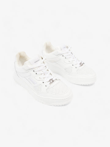 Gucci Interlocking GG Sneakers White  Leather EU 37.5 UK 4.5