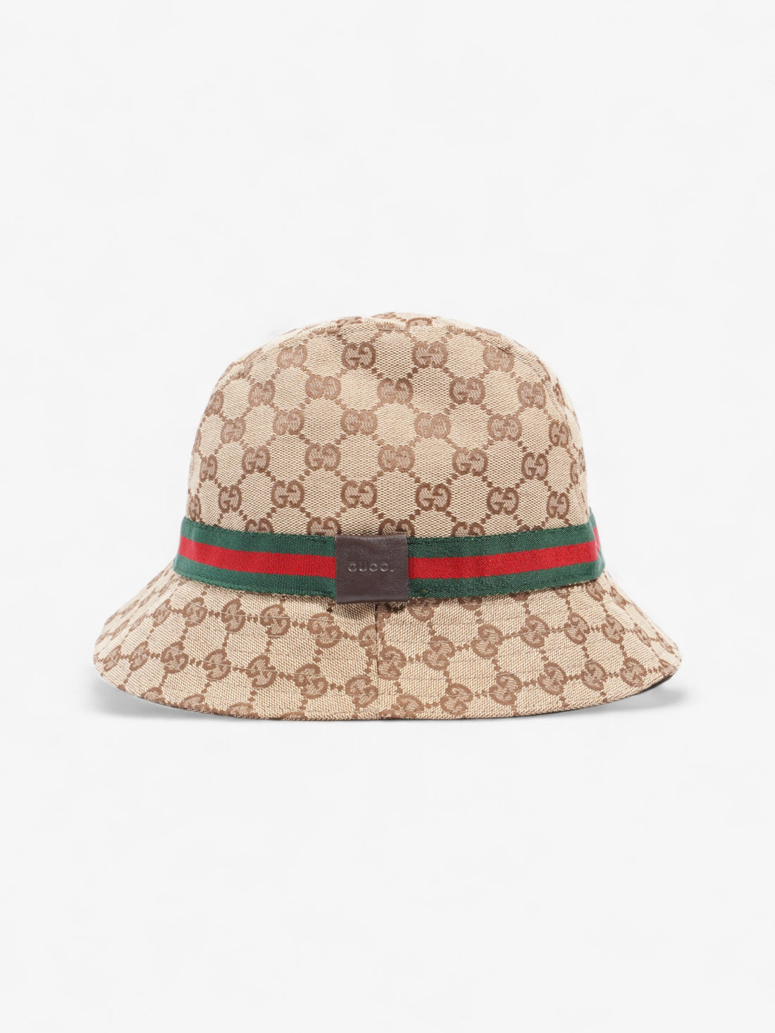 Gucci Original GG Fedora GG Supreme / Red / Green Nylon Large