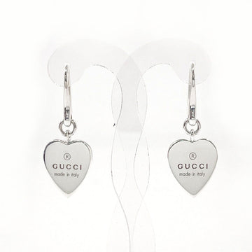 Gucci Trademark Heart Silver 925 Earrings