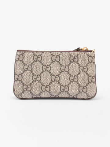 Gucci Ophidia Key Case GG Supreme / Brown / Gold Coated Canvas