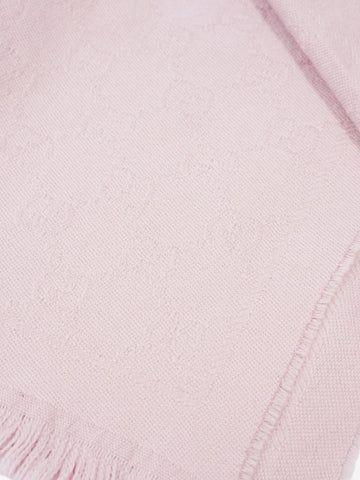 Gucci GG Scarf Pink Wool