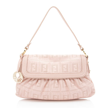 Fendi Perforated FF Calfskin Chef Small Bag