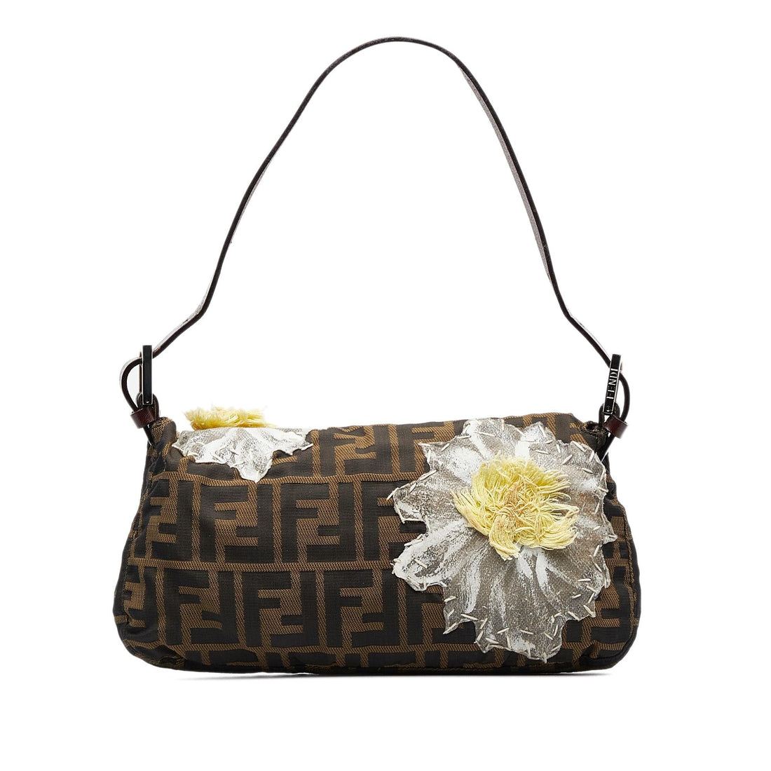 Fendi Embroidered Zucca Baguette (SHG-Kz6aJK)