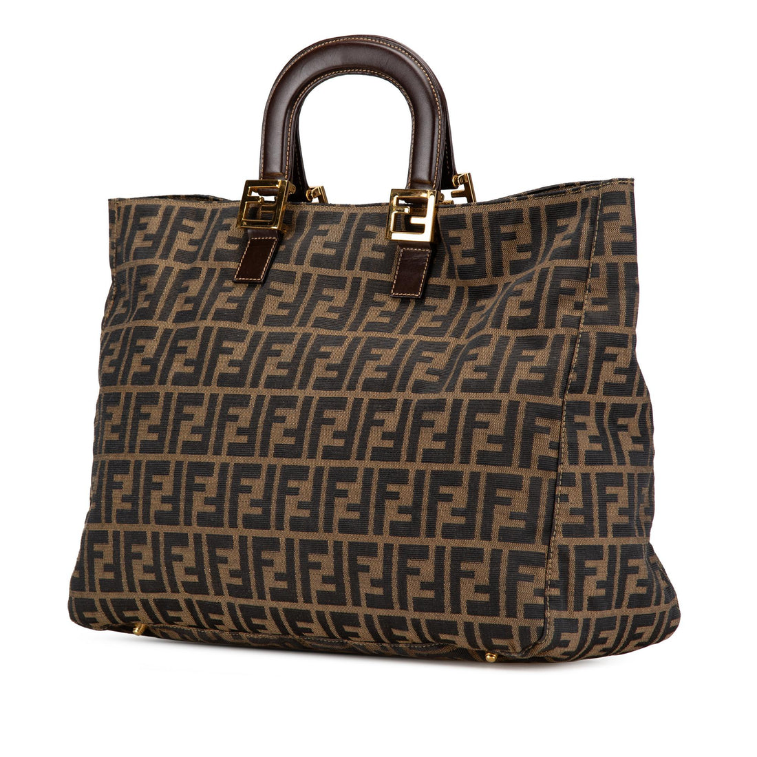 Fendi Large Zucca Canvas Twins Tote