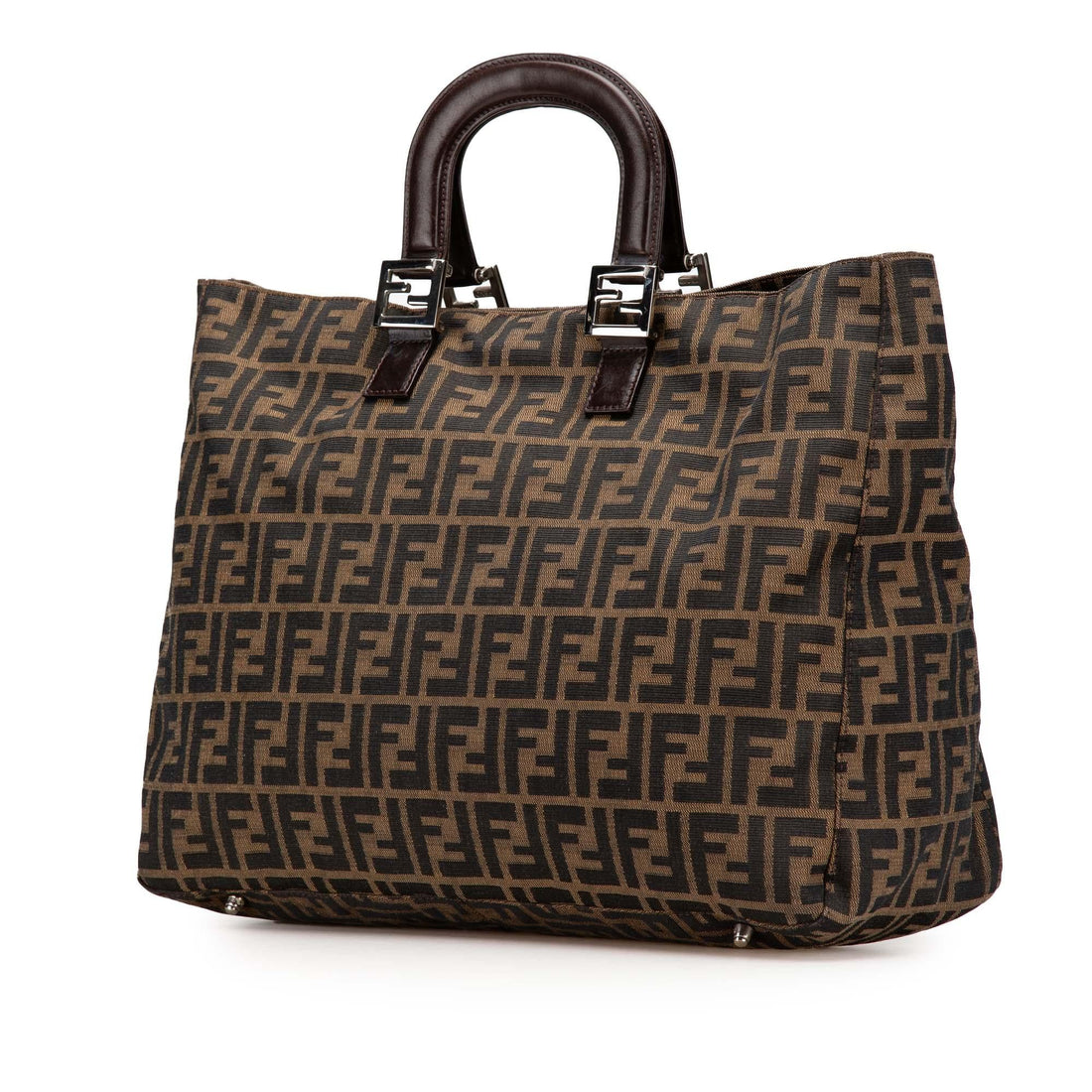 Fendi Large Zucca Canvas Twins Tote