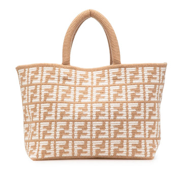 Fendi Large Zucca Cashmere Shopper Tote