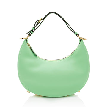 Fendi Leather Fendigraphy Small Hobo