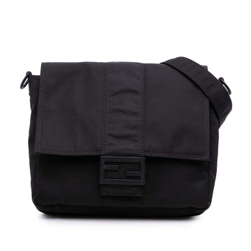 Fendi Medium Econyl Nylon Baguette Crossbody