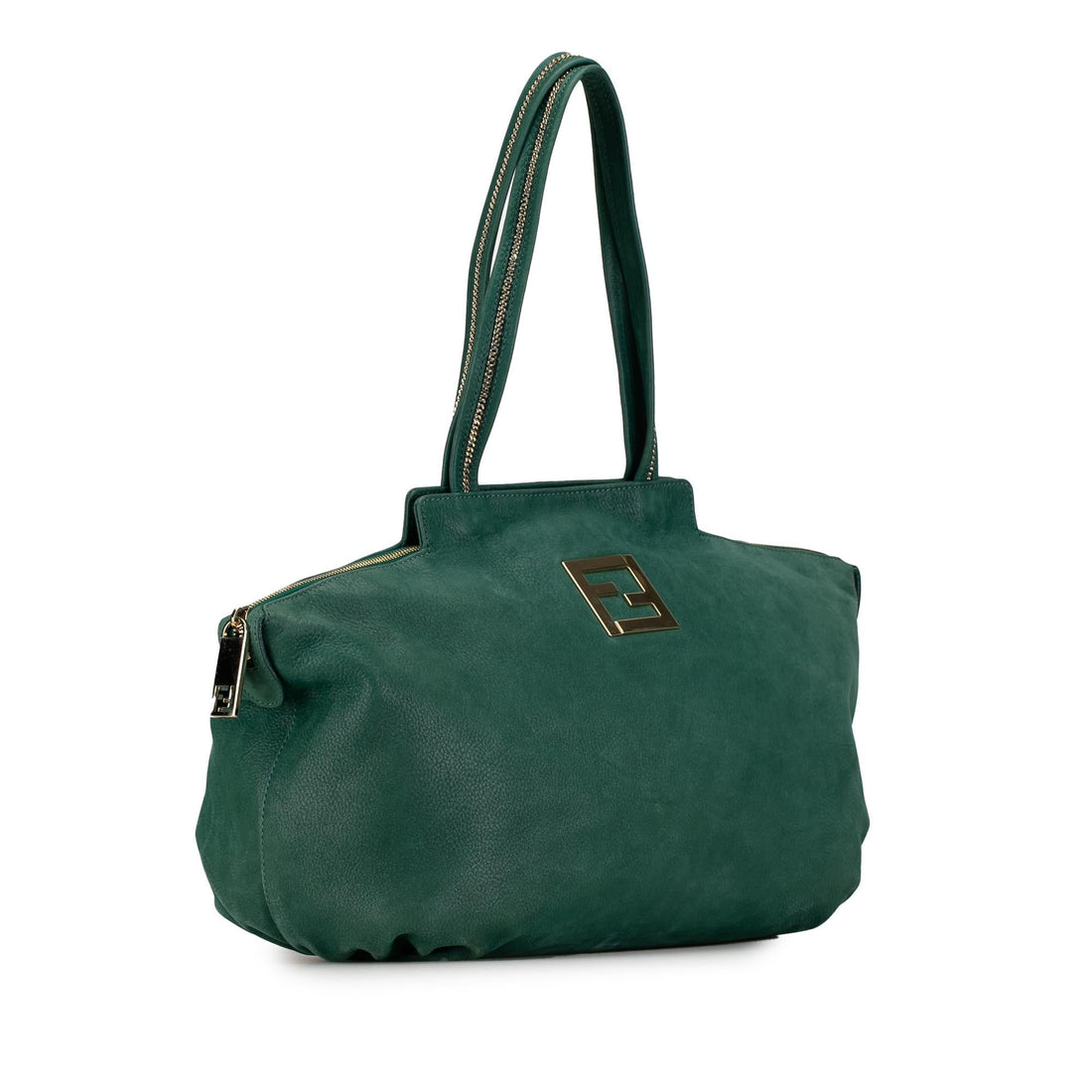 Fendi Medium Nubuck Chains Tote (SHG-3jGPAd)