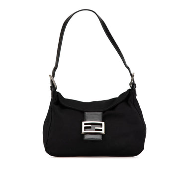 Fendi Neoprene Double Flap Shoulder Bag (SHG-Fp6HvH)