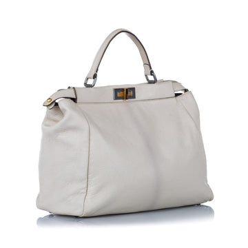 Fendi Peekaboo Leather Satchel (SHG-32335)