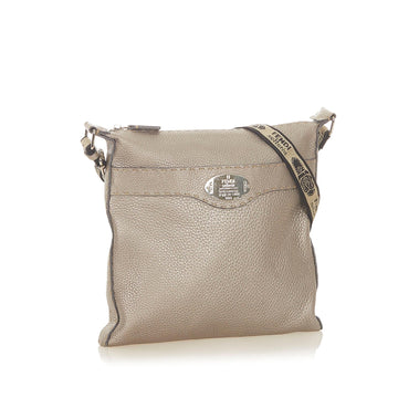 Fendi Selleria Leather Crossbody Bag (SHG-19088)