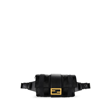 Fendi Stripes Convertible Baguette (SHG-lOZAlr)