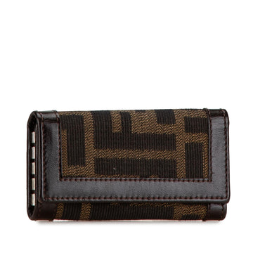 Fendi Zucca Canvas Key Holder (SHG-AvOj6a)
