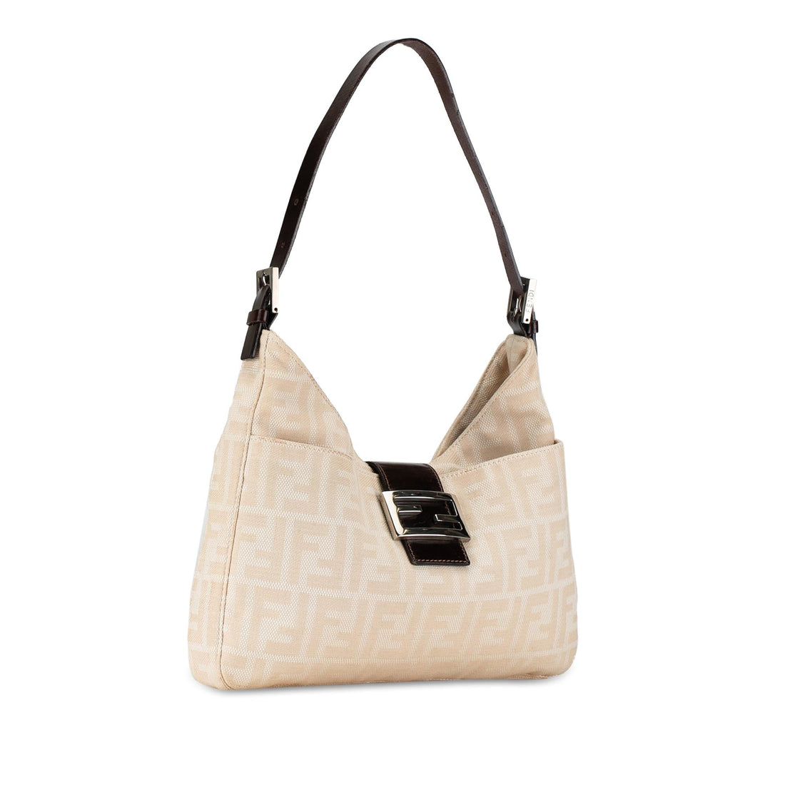Fendi Zucca Canvas Shoulder Bag (SHG-fcMQey)