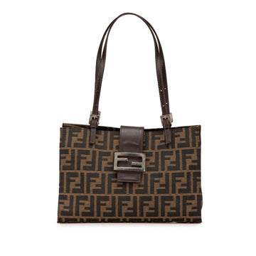 Fendi Zucca Canvas Shoulder Bag