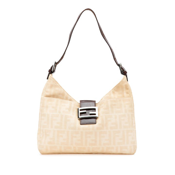 Fendi Zucca Canvas Shoulder Bag