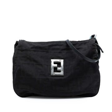 Fendi Zucca Canvas Shoulder Bag