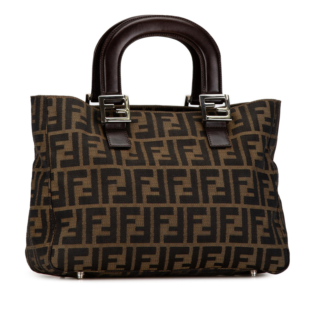 Fendi Zucca Canvas Twins Tote (SHG-LQzCTX)