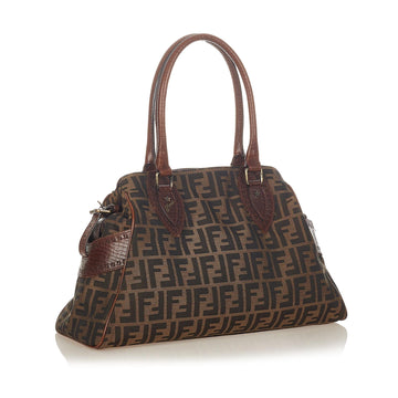 Fendi Zucca Etniko Canvas Shoulder Bag (SHG-26423)