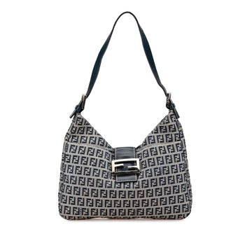 Fendi Zucchino Canvas Shoulder Bag