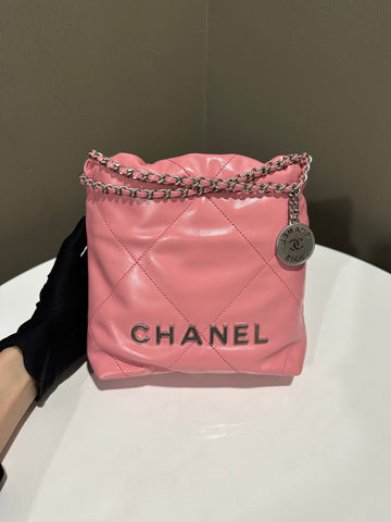 Chanel 22 Mini Pink Calfskin